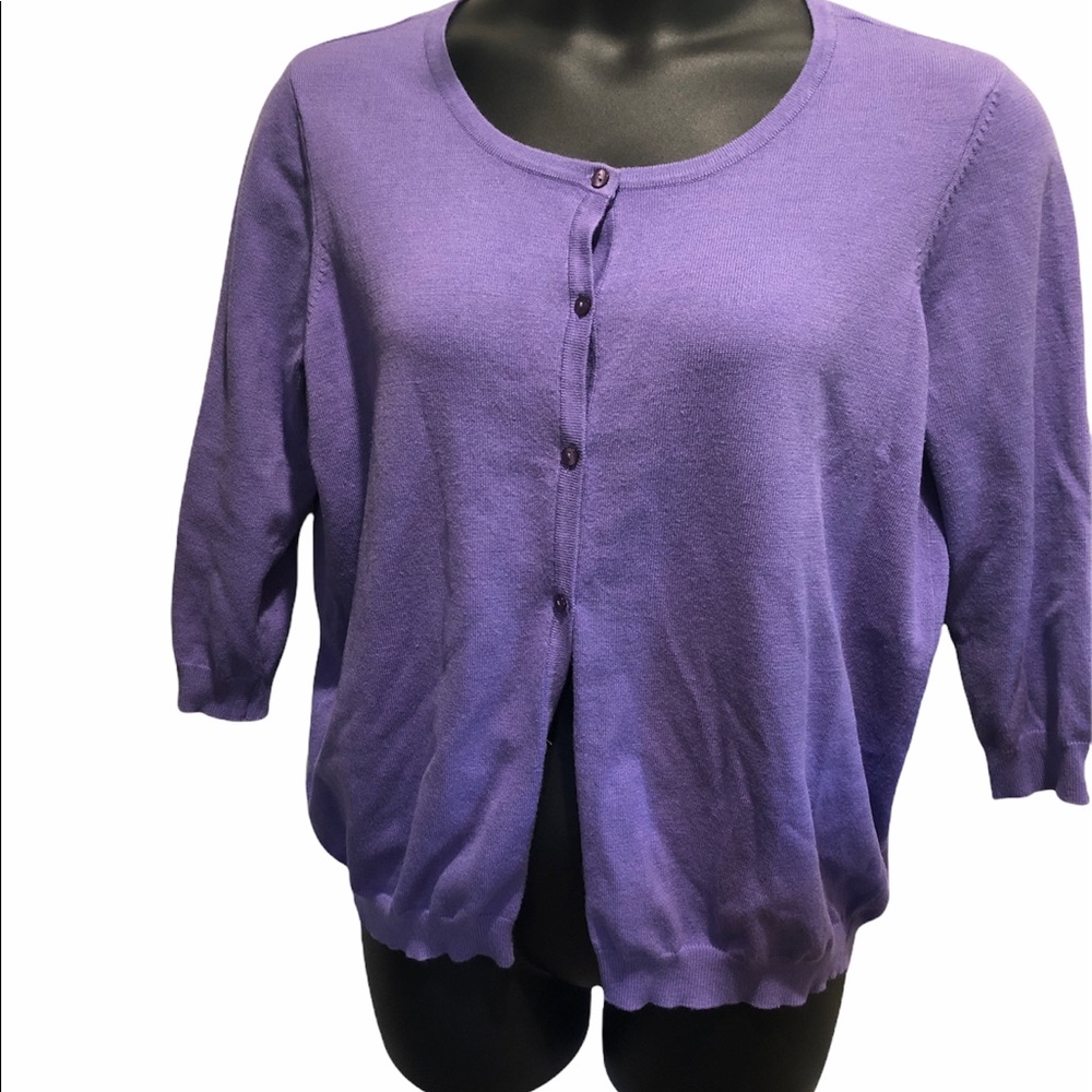 Purple Cardigan